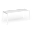 Connex Plus Goal-Post Single Desk - White - NWOF
