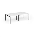 Connex Plus Slimline Goal-Post Double Back To Back Desk - White - NWOF
