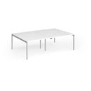 Connex Plus Goal-Post Double Back To Back Desk - White - NWOF