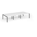 Connex Plus Goal-Post Triple Back To Back Desk - White - NWOF