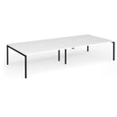 Connex Plus Goal-Post Double Back To Back Desk - White - NWOF