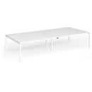 Connex Plus Goal-Post Double Back To Back Desk - White - NWOF