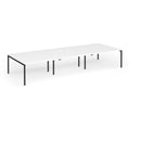 Connex Plus Goal-Post Triple Back To Back Desk - White - NWOF