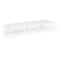 Connex Plus Goal-Post Triple Back To Back Desk - White - NWOF