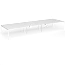 Connex Plus Goal-Post Triple Back To Back Desk - White - NWOF