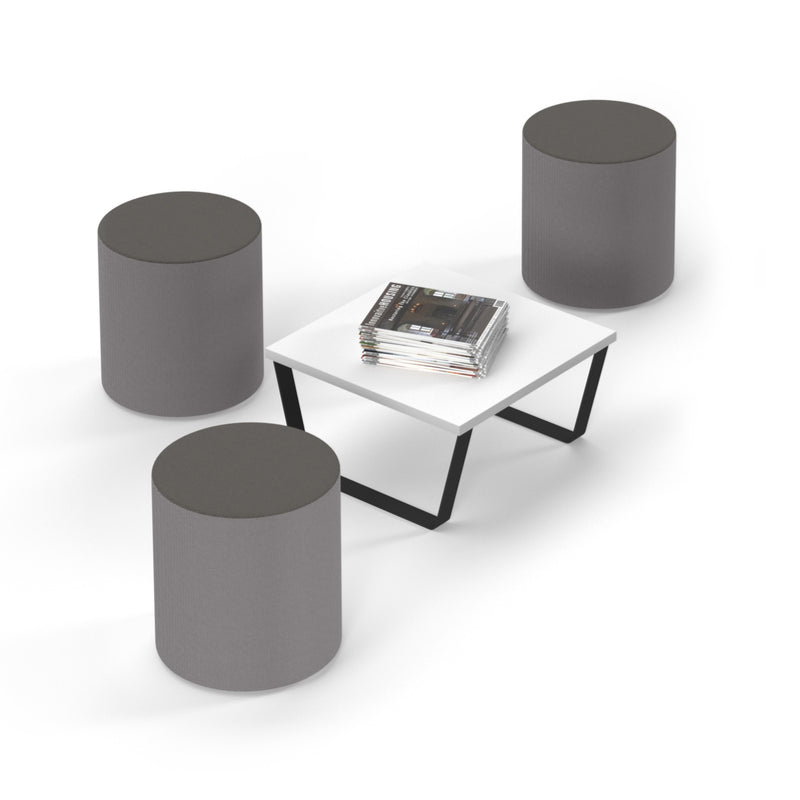 Groove Breakout Stool - Forecast Grey Body With Present Grey Top - NWOF