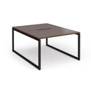 Connex Plus O Frame Back To Back Desk - Walnut - NWOF