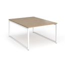 Connex Plus O Frame Back To Back Desk - Kendal Oak - NWOF