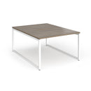 Connex Plus O Frame Back To Back Desk - Nebraska Oak - NWOF