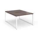Connex Plus O Frame Back To Back Desk - Walnut - NWOF