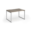 Connex Plus O Frame Single Desk - Nebraska Oak - NWOF