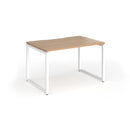 Connex Plus O Frame Single Desk - Beech - NWOF