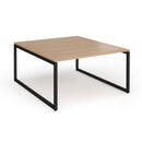 Connex Plus O Frame Back To Back Desk - Beech - NWOF