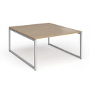 Connex Plus O Frame Back To Back Desk - Kendal Oak - NWOF