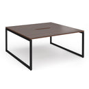 Connex Plus O Frame Back To Back Desk - Walnut - NWOF