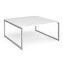 Connex Plus O Frame Back To Back Desk - White - NWOF