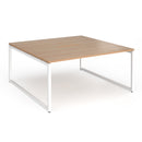 Connex Plus O Frame Back To Back Desk - Beech - NWOF