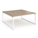 Connex Plus O Frame Back To Back Desk - Kendal Oak - NWOF
