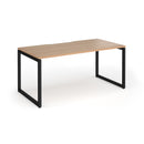 Connex Plus O Frame Single Desk - Beech - NWOF