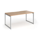 Connex Plus O Frame Single Desk - Beech - NWOF