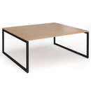 Connex Plus O Frame Back To Back Desk - Beech - NWOF