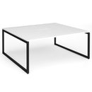 Connex Plus O Frame Back To Back Desk - White - NWOF