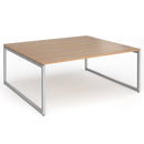 Connex Plus O Frame Back To Back Desk - Beech - NWOF
