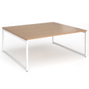 Connex Plus O Frame Back To Back Desk - Beech - NWOF