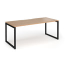 Connex Plus O Frame Single Desk - Beech - NWOF