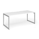 Connex Plus O Frame Single Desk - White - NWOF