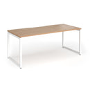 Connex Plus O Frame Single Desk - Beech - NWOF