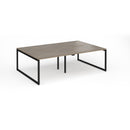 Connex Plus O Frame Double Back To Back Desk - Nebraska Oak - NWOF