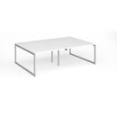 Connex Plus O Frame Double Back To Back Desk - White - NWOF