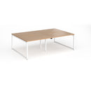 Connex Plus O Frame Double Back To Back Desk - Beech - NWOF