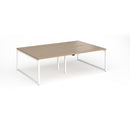 Connex Plus O Frame Double Back To Back Desk - Kendal Oak - NWOF