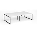 Connex Plus O Frame Double Back To Back Desk - White - NWOF