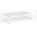 Connex Plus O Frame Double Back To Back Desk - White - NWOF