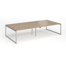 Connex Plus O Frame Double Back To Back Desk - Kendal Oak - NWOF