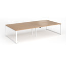 Connex Plus O Frame Double Back To Back Desk - Beech - NWOF