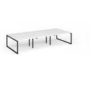 Connex Plus O Frame Triple Back To Back Desk - White - NWOF