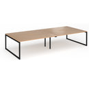 Connex Plus O Frame Double Back To Back Desk - Beech - NWOF