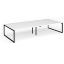 Connex Plus O Frame Double Back To Back Desk - White - NWOF