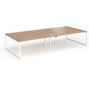 Connex Plus O Frame Double Back To Back Desk - Beech - NWOF