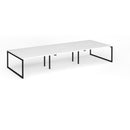 Connex Plus O Frame Triple Back To Back Desk - White - NWOF