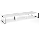 Connex Plus O Frame Triple Back To Back Desk - White - NWOF