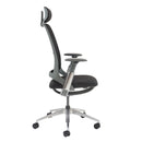 Holden Mesh Back Operator Chair With Black Fabric Seat & Headrest - NWOF