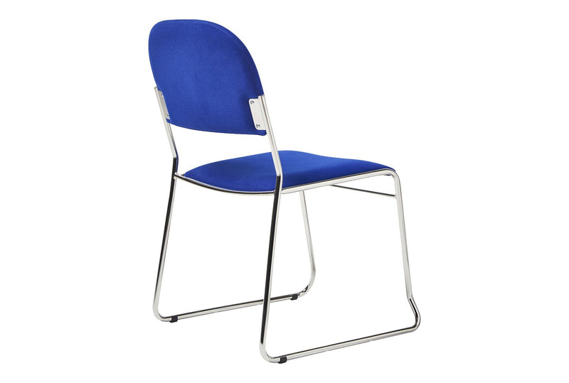 Jive Stacking Chair With Chrome Frame