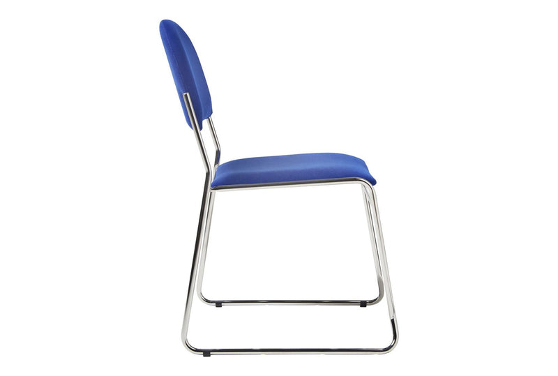 Jive Stacking Chair With Chrome Frame