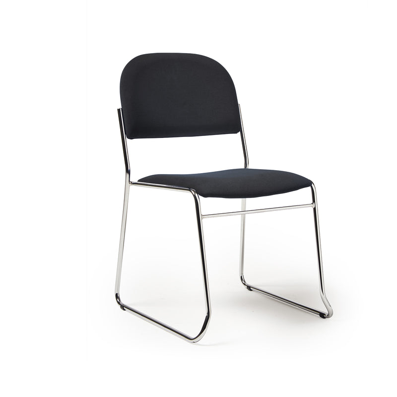 Jive Stacking Chair With Chrome Frame