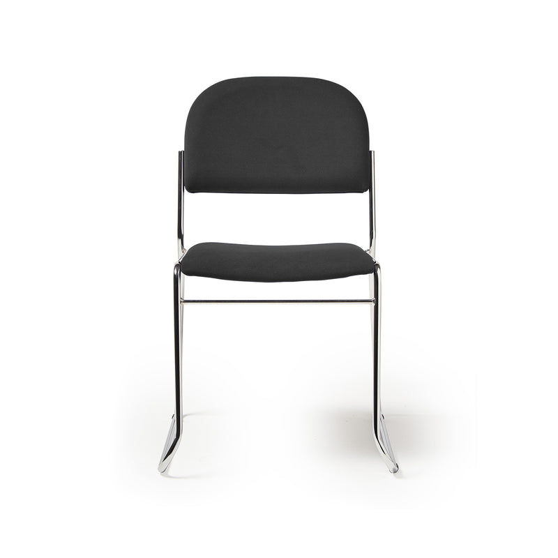 Jive Stacking Chair With Chrome Frame